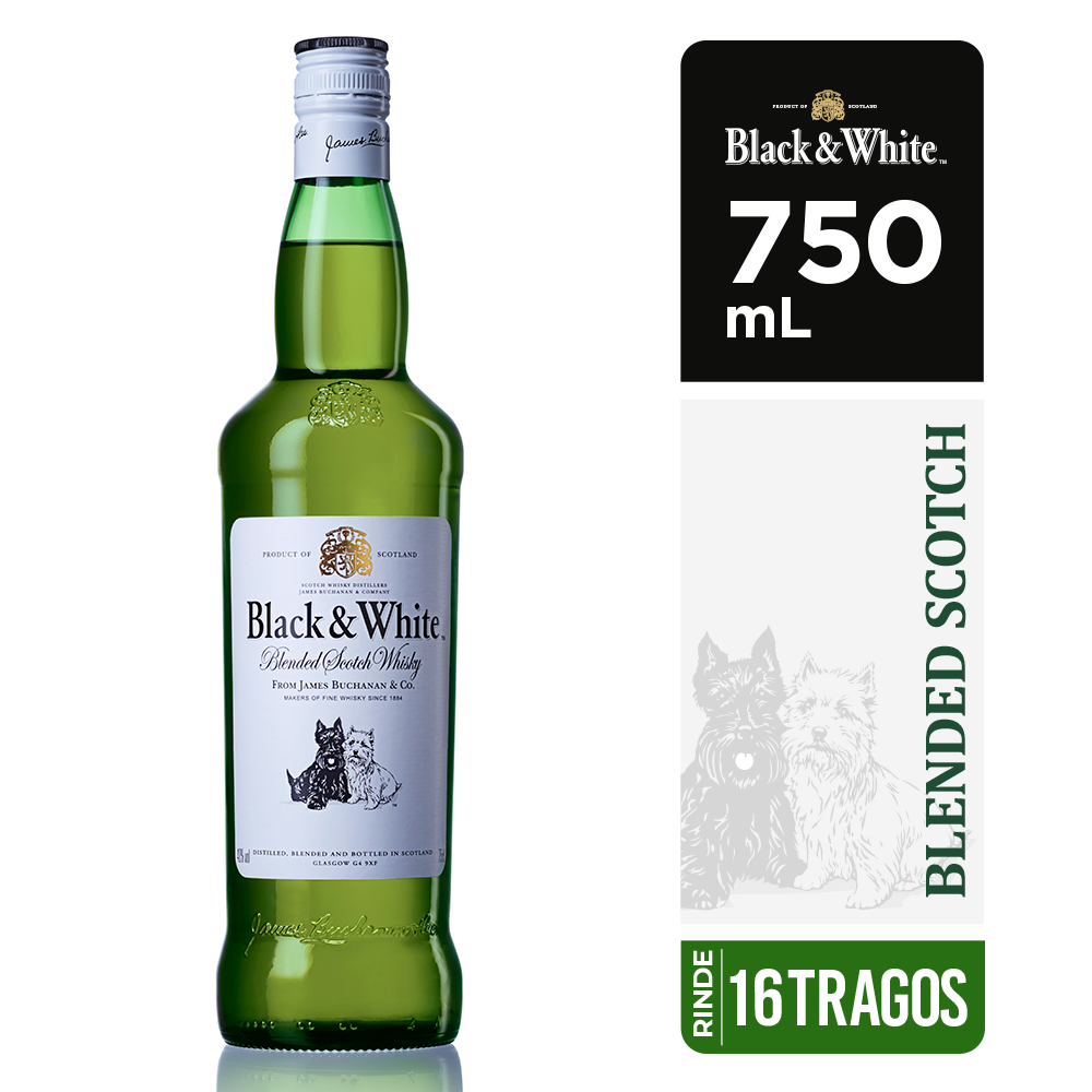 WHISKY BLACK & WHITE - Global Brands Panamá | Tienda Online de