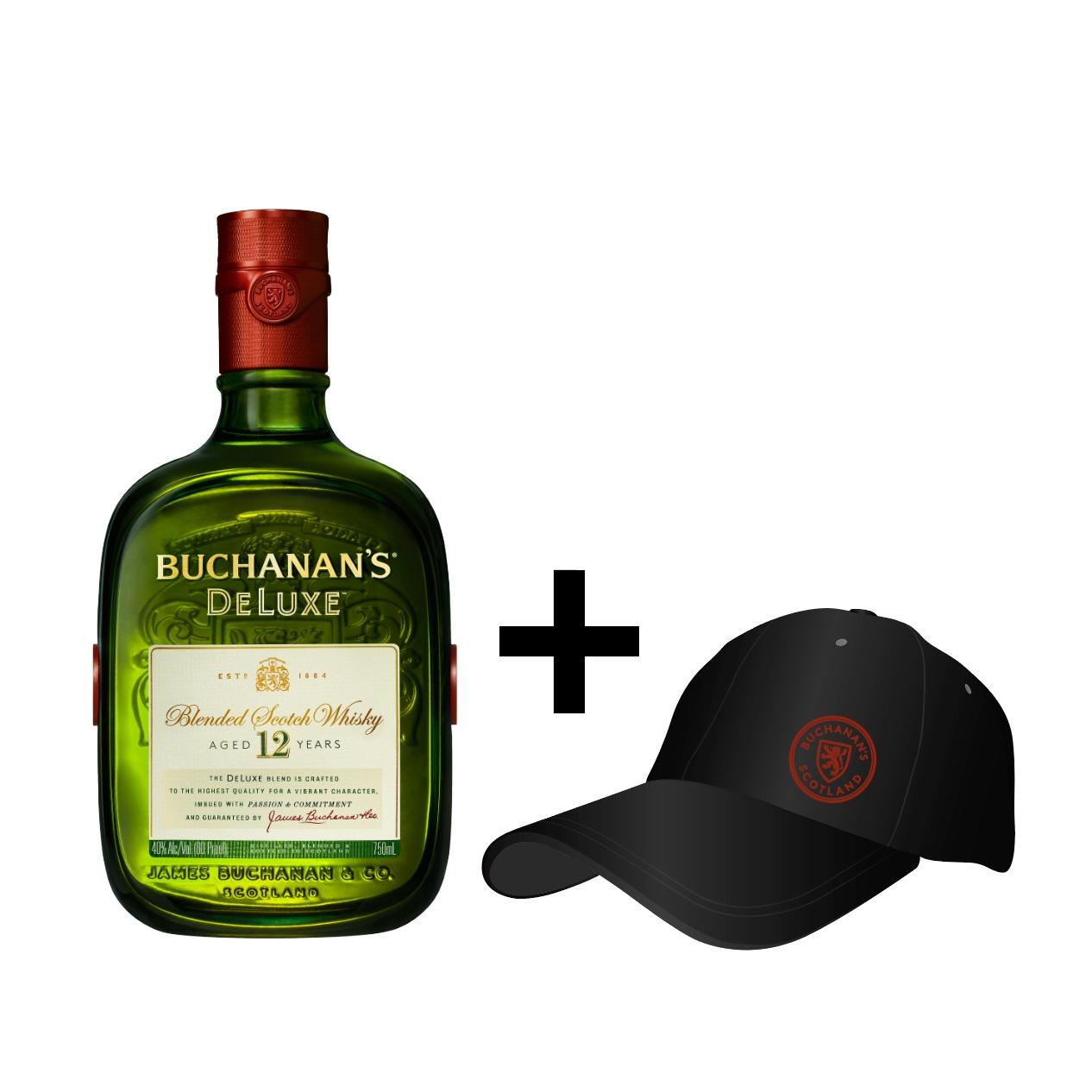 COMBO WHISKY BUCHANAN'S DeLuxe Aged 12 Anos 1l - 6 unidades