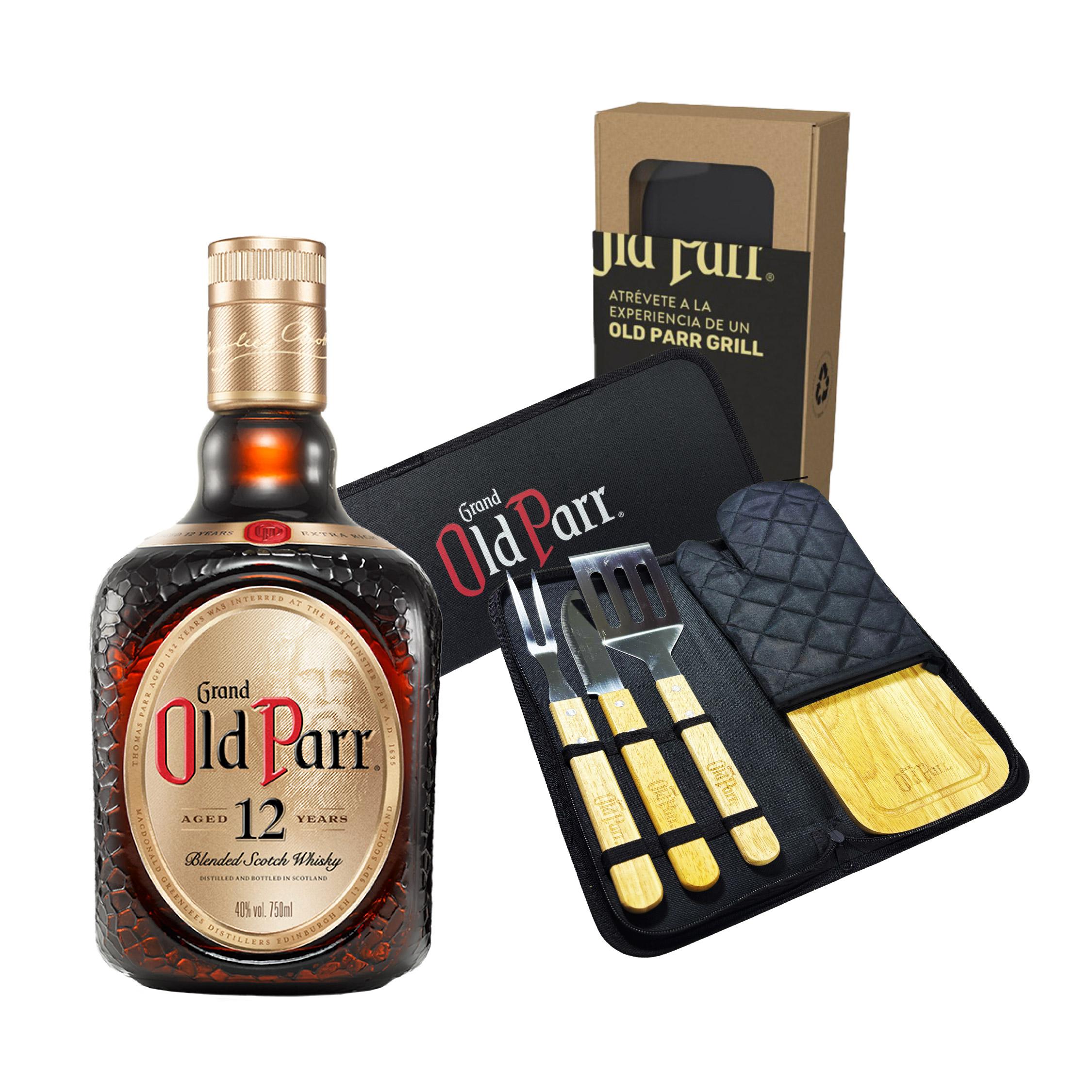OLD PARR + SET PARA BARBACOA - PonTuPedido - Global Brands
