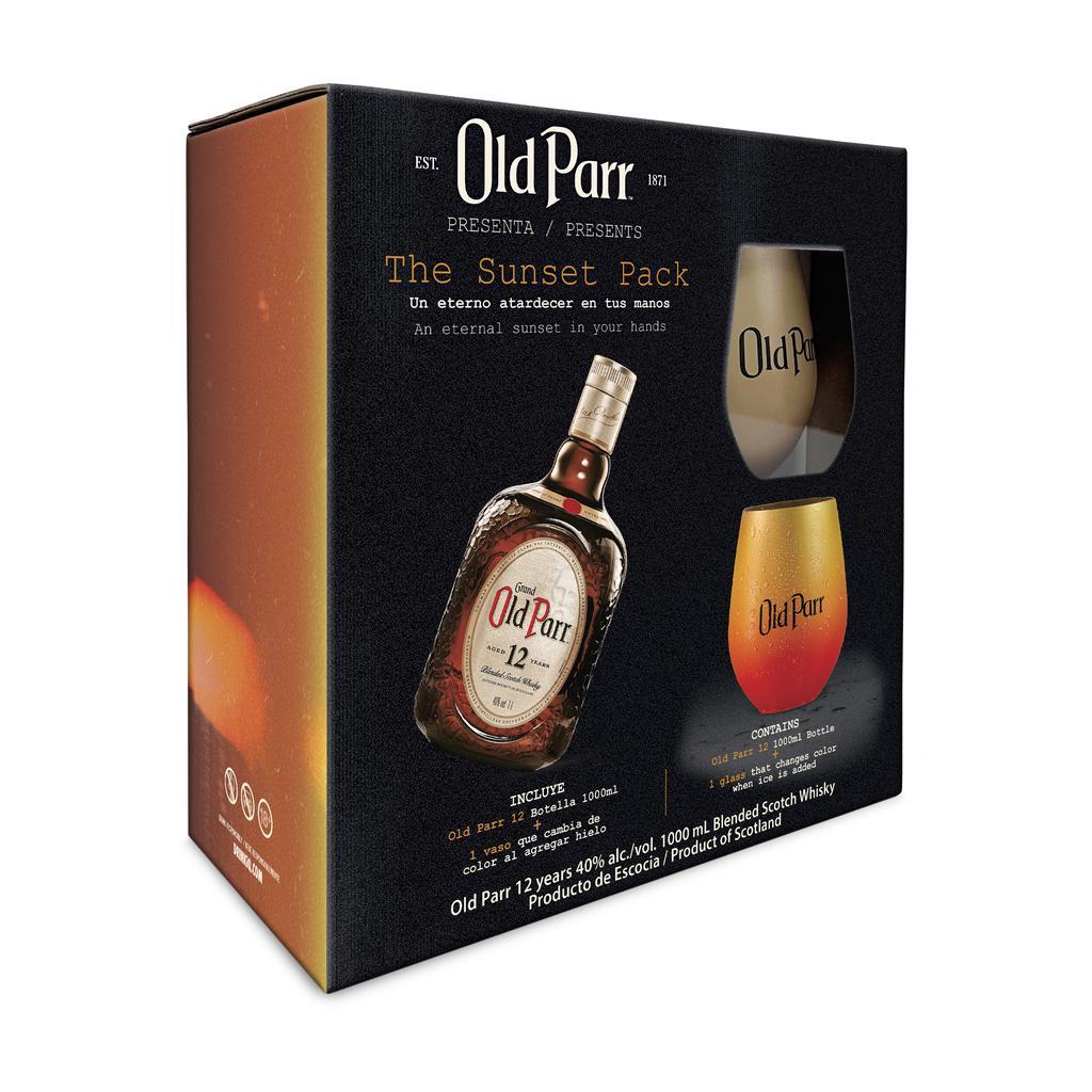 Estuche Old Parr + Vaso